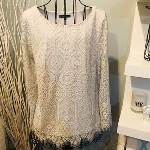 Adrianna Papell lace blouse